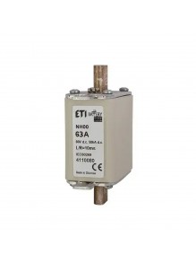 Запобіжник ETI NH00 gBat 63A 80V DC
