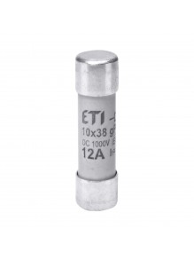 Предохранитель плавкий ETI CH 10х38 gPV 12A 1000B 10kA