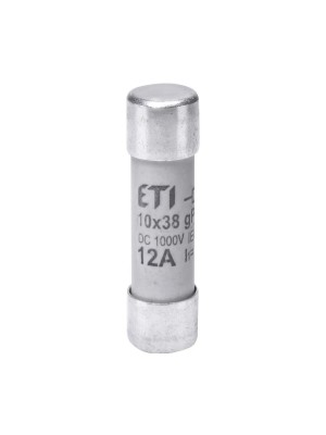 Предохранитель плавкий ETI CH 10х38 gPV 12A 1000B 10kA
