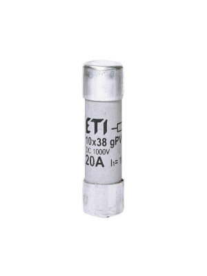 Предохранитель плавкий ETI CH 10х38 gPV 20A 1000B 30kA