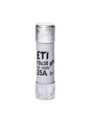 Предохранитель плавкий ETI CH 10х38 gPV 25A 1000B 30kA