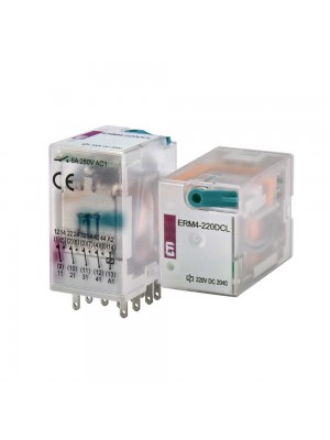 Реле електромеханічне ERM4-220DCL 4p ЕТІ