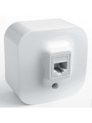Розетка Forix біла комп'ютерна RJ45 CAT5e