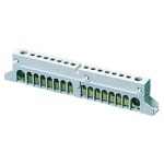 Клеммная колодка PEN 125А 2х(1x25+7x10) 8м для пласт корпусов GEWISS ( GW40401 )