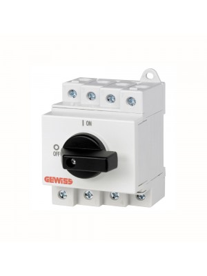 Выключатель-разъединитель поворотный 2P 25A 600V DC GEWISS