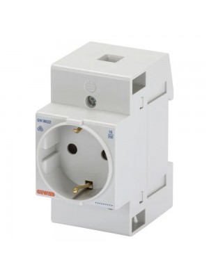 Розетка 2P+E на DIN-рейку 250В/16А 2,5M GEWISS