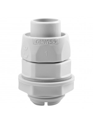 Прямой поворотный соединитель RD 16GG серый IP54 GEWISS