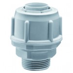Прямой фиксированный соединитель GW FIT 8G PG7 серый IP54 GEWISS ( DX56408 )