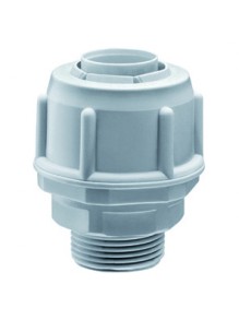 Прямой фиксированный соединитель GW FIT 8G PG7 серый IP54 GEWISS