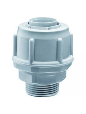 Прямой фиксированный соединитель GW FIT 8G PG7 серый IP54 GEWISS