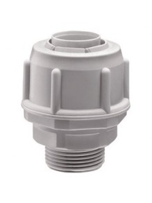 Прямой фиксированный соединитель GW FIT 16G PG13 серый IP54 GEWISS