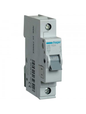 Автоматичний вимикач Hager 1P 10A C 6kA