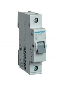Автоматичний вимикач Hager 1P 6A B 6kA