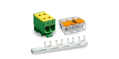 Клемні колодки, шини