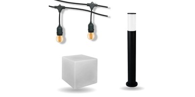 Садові світильники та ліхтарі