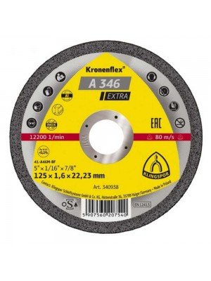 Диск відрізний  Klingspor для металу A346 Extra 125*1,6*22,23