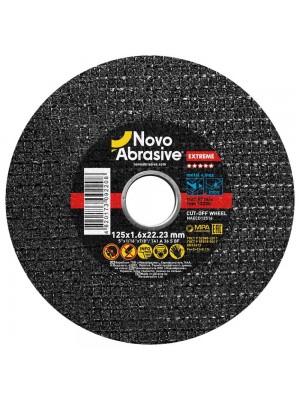 Диск відрізний NovoAbrasive для металу Extreme 125*1,6*22.23