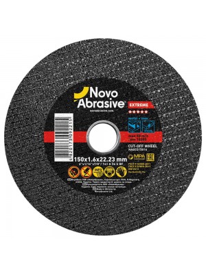 Диск відрізний NovoAbrasive для металу Extreme 150*1,6*22.23