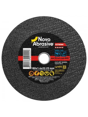 Диск відрізний NovoAbrasive для металу Extreme 180*1,6*22.23