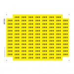 Наклейка "230В" жовта ( SES030182 )