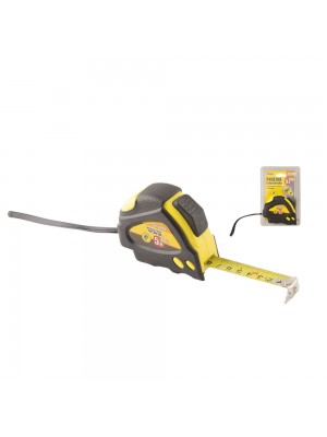 Рулетка MASTER TOOL вимірювальна з магнітами, 2 фіксатора 5м*19мм