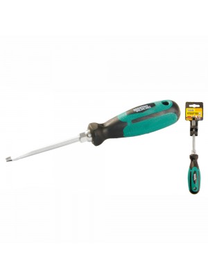 Викрутка MASTER TOOL шліцьова посилена SL5*75мм
