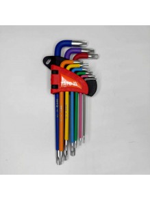 Набор ключей шестигранных YATO "TORX" T10-T50 Г-образные 2-сторонние