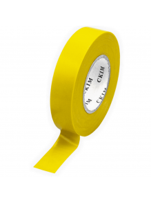 Изолента СКИМ 0,15мм х 18мм / 20м желтая