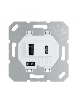 Механізм розетки Jung USB type A+C 