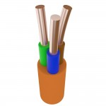 Огнеупорный кабель (N) HXH FE 180 / E30 3x1,5