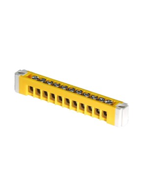 Шина ERP-PE1 для ERP "PE" 11 отворів жовта ETI