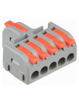 Клема швидкого монтажу 1x5х2,5 мм² прохідна DB-15 ACKO