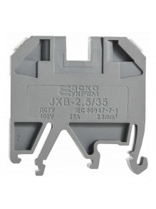 Клемник JXB 2,5/35 сірий ACKO
