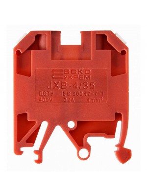 Клемник JXB 4/35 червоний ACKO