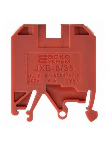 Клемник JXB 6/35 червоний ACKO