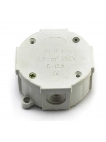 Коробка розподільча Р-1 80x80х40 з клемами кругла Фаберпласт IP 41