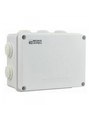 Коробка розподільча АСКО 150х110х70 біла IP65