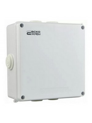 Коробка розподільча АСКО 150х150х70 біла IP65