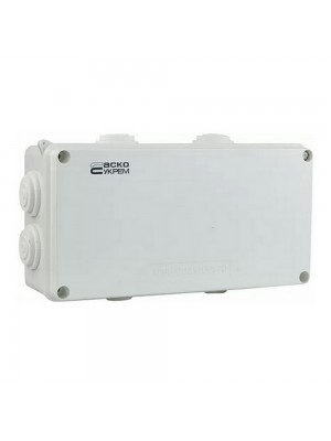 Коробка розподільча АСКО 200х100х70 біла IP65