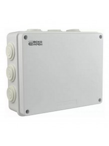 Коробка розподільча АСКО 255х200х80 біла IP65