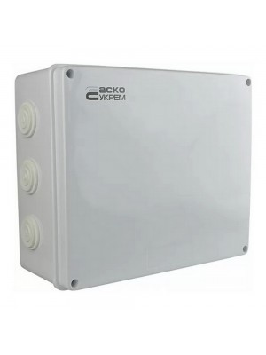 Коробка розподільча АСКО 300х250х120 біла IP65