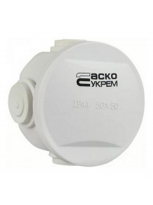 Коробка розподільча АСКО 50x50 біла IP44