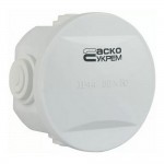 Коробка розподільча АСКО 80x50 біла IP44 ( A0150170016 ) Коробка розподільча АСКО 80x50 біла IP44 ( A0150170016 )