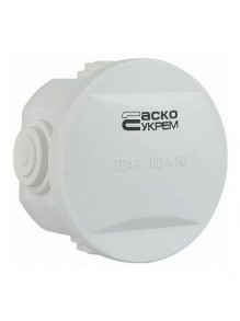 Коробка розподільча АСКО 80x50 біла IP44