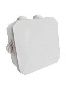 Коробка розподільча ДКС 100х100х50 сіра IP55