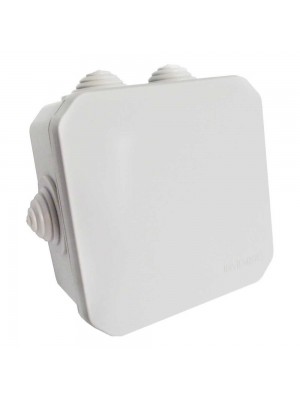 Коробка розподільча ДКС 100х100х50 сіра IP55