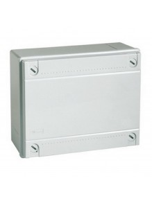 Коробка розподільча ДКС 120х80х50 сіра гладка IP56