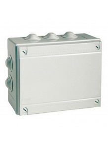Коробка розподільча ДКС 120х80х50 сіра IP55