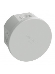Коробка розподільча ДКС 80x40 сіра IP44