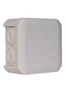 Коробка розподільча OBO 90х90х52 T40 сіра IP55 